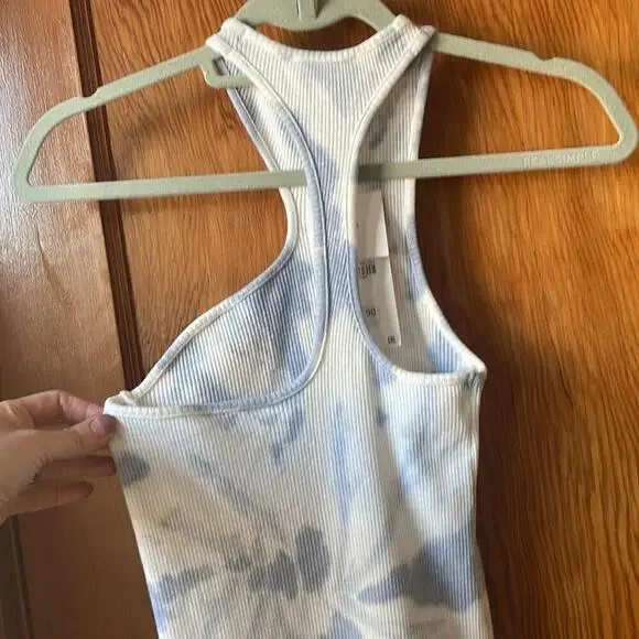 Zara Asymmetrical Ribbed Tie Dye Dress - Picture 4 of 11